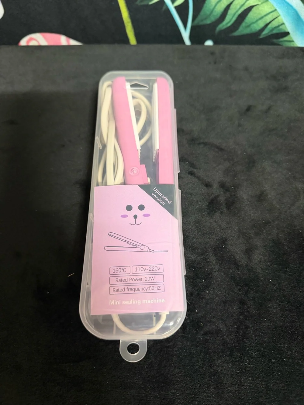 Pink Mini Sealing Machine with Travel Case - Portable Sealer